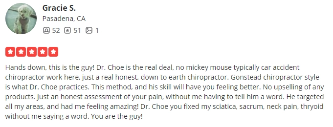 Chiropractic Glendale CA Gracie Testimonial